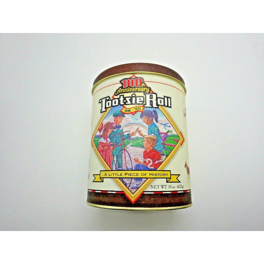 Tootsie Roll 100th Anniversary tin 1996 Americana